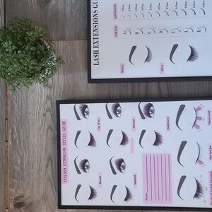 EyeLash Bar l art l 6' by 12' prints l frames l decor l Lash l extension l decor